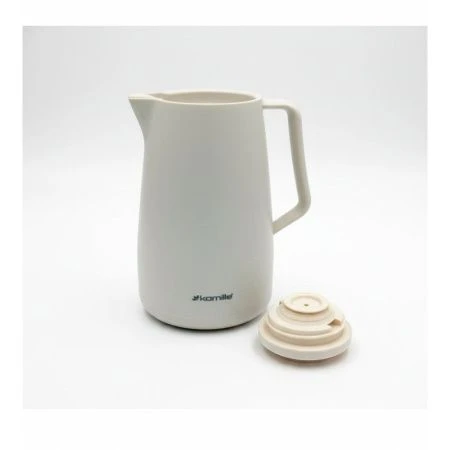 Термос конференционный 1500мл. пластиковый со стеклянной колбой (белый)(2011WH) (12)