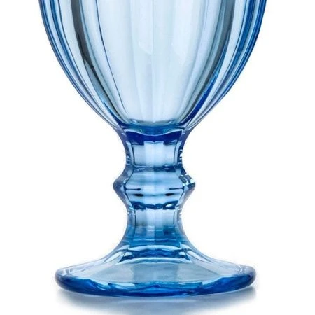 Бокал для вина 240мл стекло РОМАН синий (12)