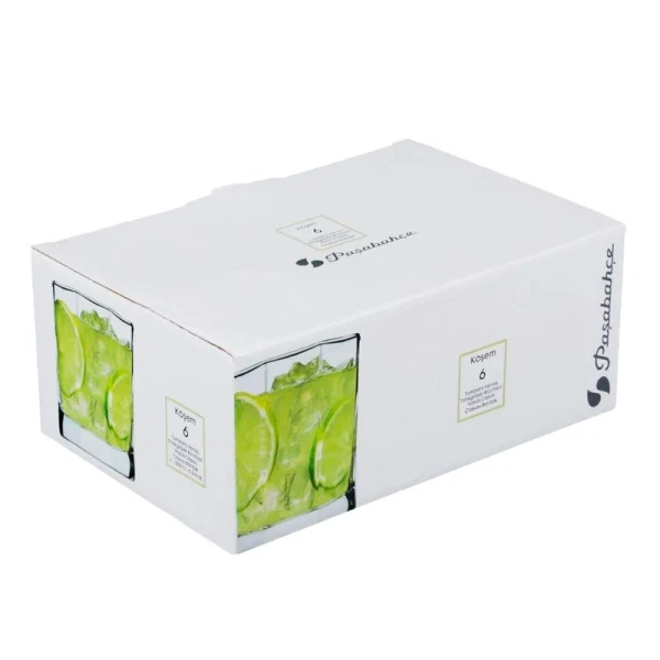 Стаканы для сока набор 6шт 200мл стекло КОШЕМ (8)