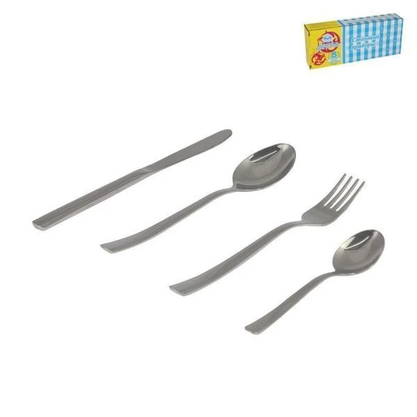 Набор столовых приборов 24пр нерж.сталь 18/10 ТОРЖЕСТВО с ЭИП к/к н14 М18