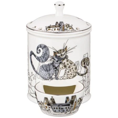 Банка для соли фарфор КОТИКИ