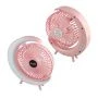 Вентилятор настольный портативный с LED подсветкой, USB 6,5см (40)