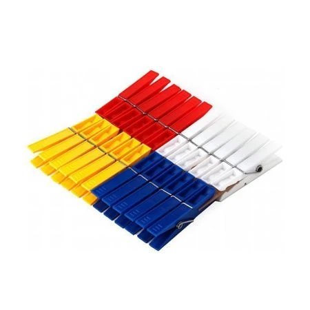 Прищепки бельевые 24шт 7см пластик (40)