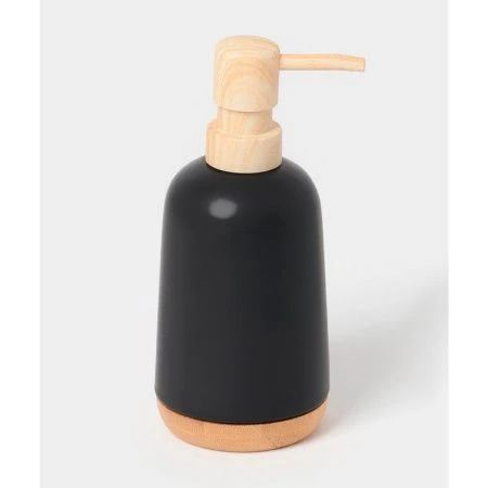 Набор для ванной "Эко" 4 предмета (мыльница. дозатор для мыла, 2 стакана), цвет черный   6851677