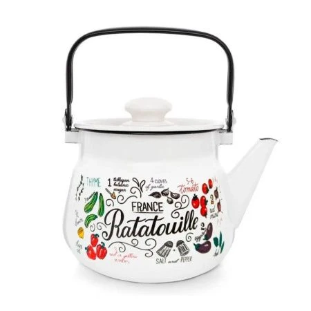 Чайник 2,5л эмаль РАТАТУЙ (6)