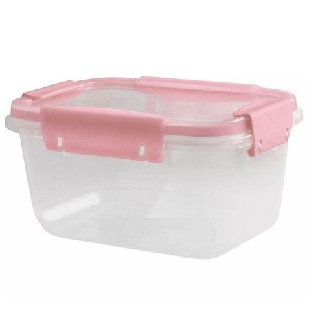 Контейнер пищевой 750мл 156*112*84мм пластик Butterfly BRIGHT герметичный розовый (16)