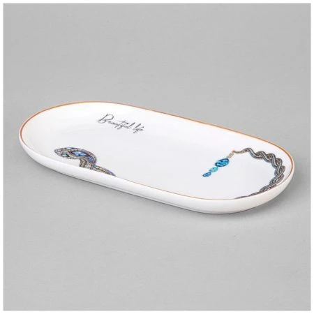Блюдо 20,5см фарфор BEAUTIFUL LIFE овальное (60)