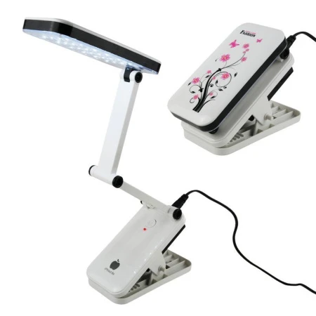 Лампа-прищепка пластик LED белая 48*15*7,5см 631 (48)