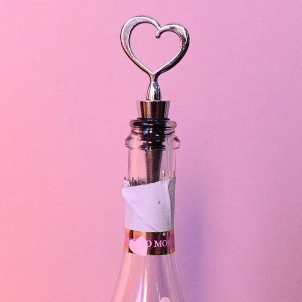 Пробка для бутылки 11,5*4,5*2 см силикон Сердце VL13-197