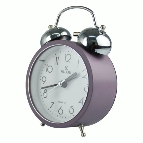 Будильник 9см пластик 4 цвета JC-16149 (100)