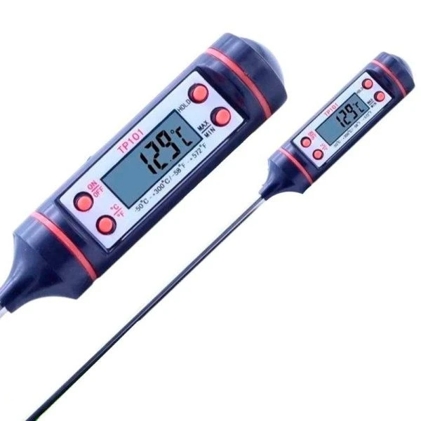 Термощуп электронный нерж.сталь 24см (жало 14,7см) TP-101