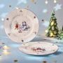 Тарелки мелкие набор 2шт 26,5см фарфор Winter Story обеденные (12)