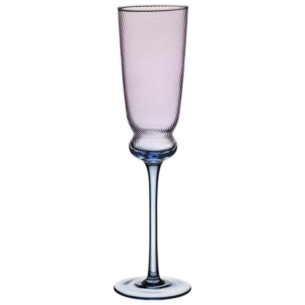Бокалы для шампанского набор 2шт 210мл стекло Twist & Shine фиолетовый (15)