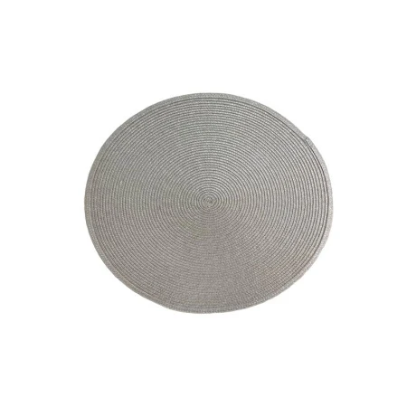 Салфетка сервировочная 37см пластик бежевая круглая JC-15262 (300)