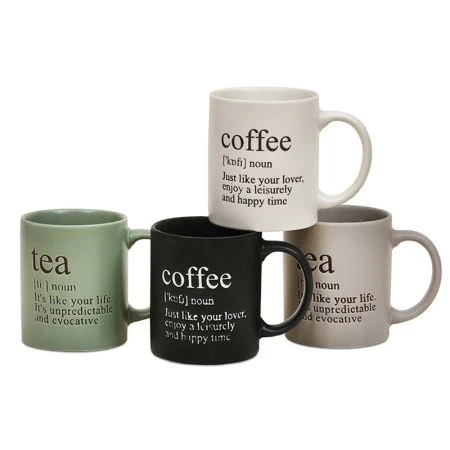 Кружка 310мл фарфор цилиндр НАСТРОЕНИЕ ВКУСА MIX BR49/4600 (48/12)