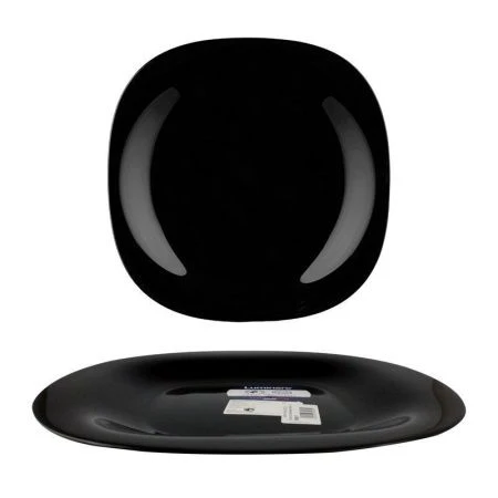 Тарелка мелкая 26см стеклокерамика КАРИН НЬЮ БЛЭК обеденная L9817 (24)
