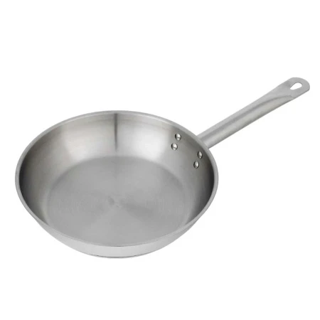 Сковорода 26см нерж.сталь ОБЩЕПИТ толщ.0,6мм без крышки индукц. дно ТРС 3,5мм КТ-ОБ-СН-26 (4)