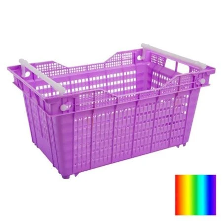 Ящик продуктовый 50*30*25см пластик перфорированный Бр.9.16 (1)