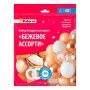 Шар воздушный латекс (набор 40шт+2ленты*10м) Бежевое ассорти PATERRA (10)