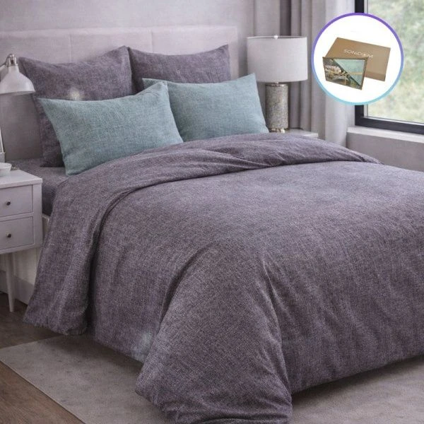 КПБ 2сп сатин с европростыней (под.180*215+/-3, пр.230*250+/-3, нав.70*70*2) №10