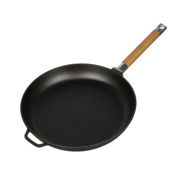 Сковорода 28см чугун без крышки со съемной ручкой (4/8)