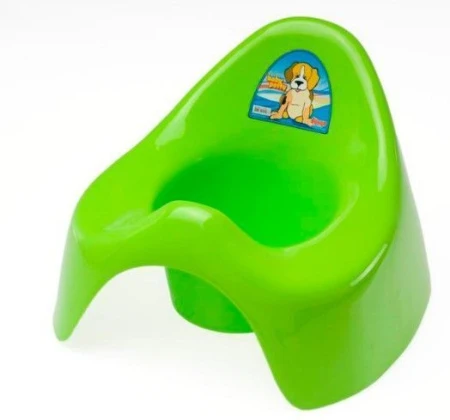 Горшок детский пластик ДУНЯ салатовый 11106 (6/50)