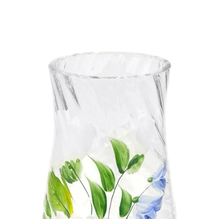Ваза для цветов 26см стекло прозрачная (6)