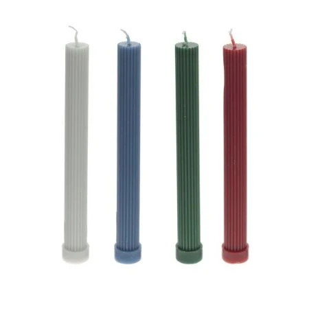 Свеча ароматизированная парафин 3,5*3,5*27см 4 вида (144)