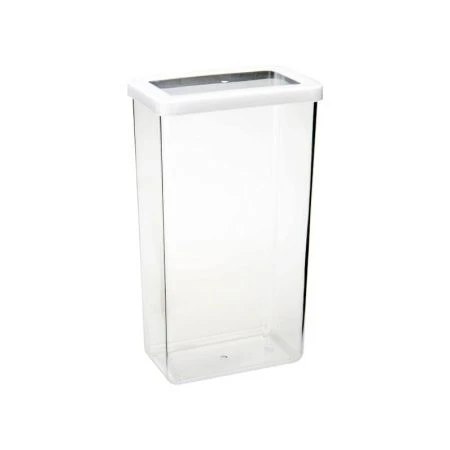 Емкость для сыпучих продуктов 3,2л 16*10*28см пластик СТЕП белый (12)