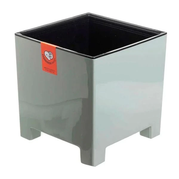 Горшок цветочный 5,5л 19*19см пластик НАРД с вкладкой шалфей (6)