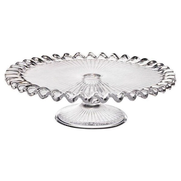 Тортовница 25*7,5см стекло WAVY (12)