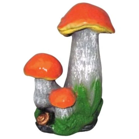 Фигура садовая ГРИБЫ подосиновики малые 21*16см полистоун