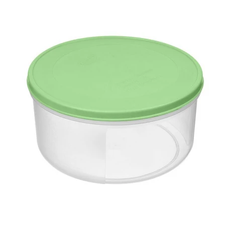 Контейнер пищевой 150мл пластик Verona зеленый круглый (125) 21106318/05