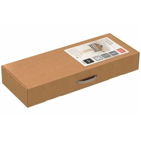 Вешалка настенная с полкой металл Торонто 21Д белая, полка ЛДСП 67*27*27см (1)