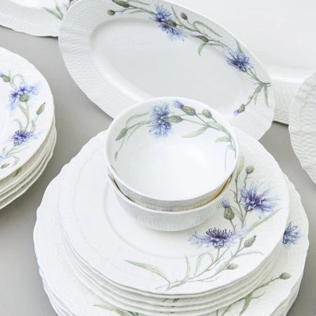 Столовый набор 23пр на 6 персон фарфор ВАСИЛЬКИ (1)