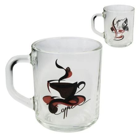 Кружка 200мл стекло COFFEE (20)