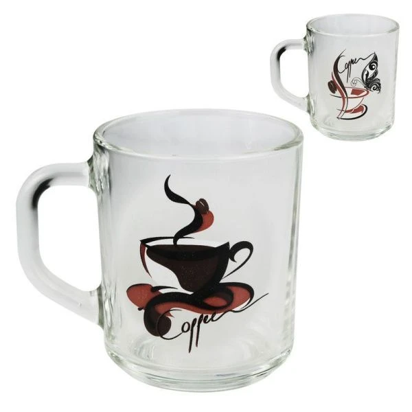 Кружка 200мл стекло COFFEE (20)