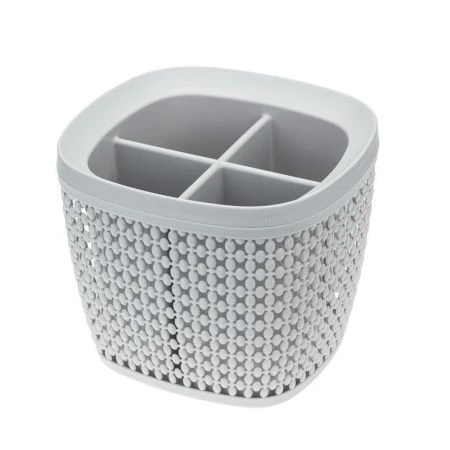 Сушилка для столовых приборов пластик ПИРУЛА смоки (20)