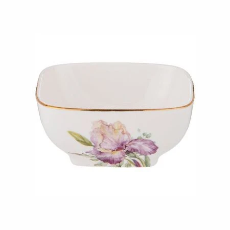 Набор салатников 2шт 100 мл 8*4см фарфор ИРИС квадрат (72)