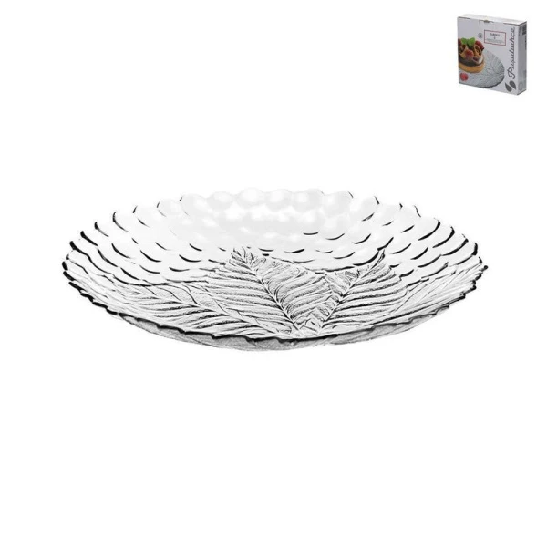 Тарелки мелкие набор 6шт 19,5см стекло СУЛТАНА БЕЛАЯ десертные (4)