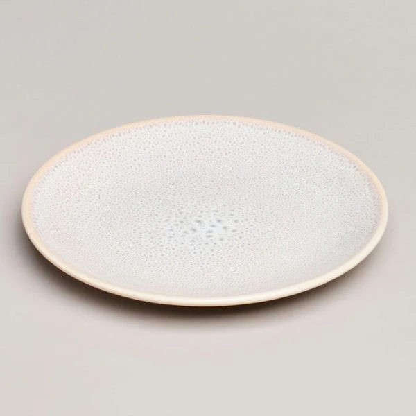 Тарелка мелкая 20,5см керамика Crocus бежевая десертная (4/24)