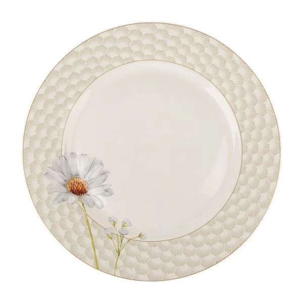 Тарелка мелкая 27см фарфор Camila обеденная (6/24)