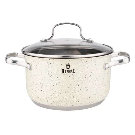 Кастрюля 2,6л нерж.сталь СТЕФАНИ со стекл.крышкой 18*10,5см (8)