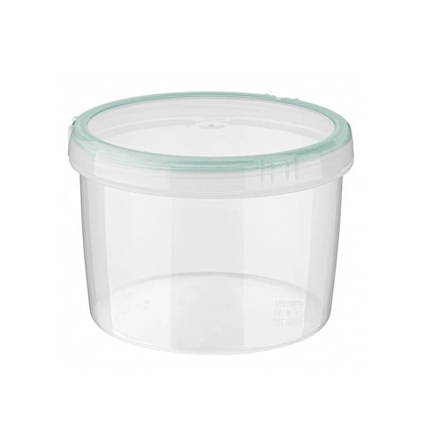 Банка для продуктов 500мл 11*8см пластик ВИНТАЖ с завинчивающейся крышкой (22)