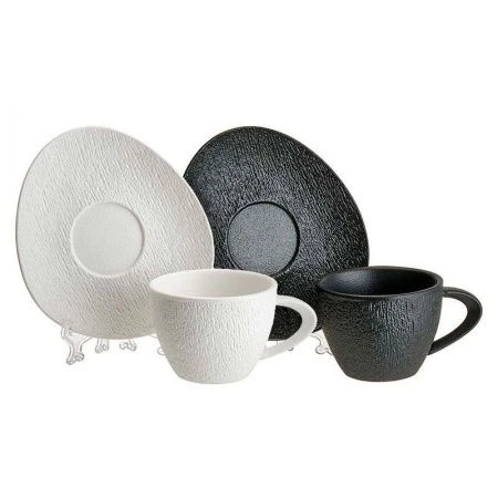 Чайный набор 4пр фарфор FLAT WHITE collection на 2 персоны 200мл подар.уп. AK4-0002 (12)