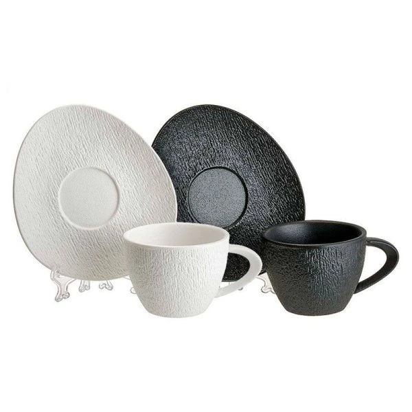 Чайный набор 4пр фарфор FLAT WHITE collection на 2 персоны 200мл подар.уп. AK4-0002 (12)