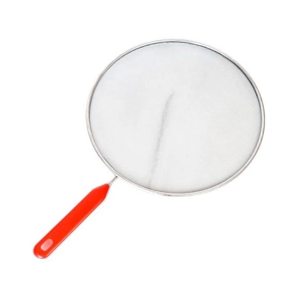 Экран от брызг 25см металл плоский с ручкой KR-865 (144)