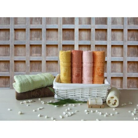 яяяПолотенце 70*140 бамбуковое Karna PANDA V6