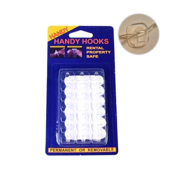 Крючок для крепления гирлянды набор 20шт. 14*18мм CL-20  (10/240)