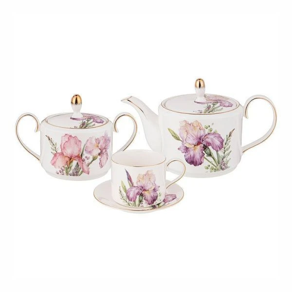 Чайный набор 14пр фарфор ИРИС на 6 персон 1000/300/350мл (4)